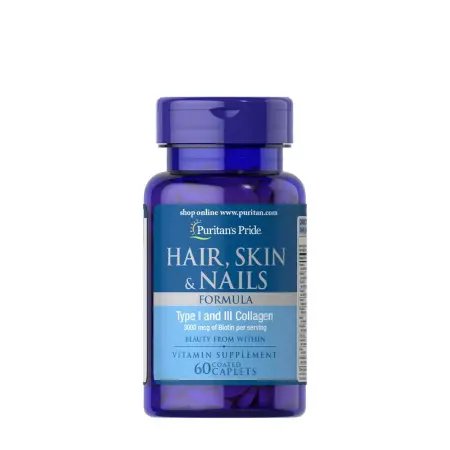 Puritan's Pride Hair, Skin & Nails One Per Day Formula (60 Softgels) - Puritan's Pride