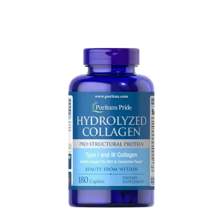 Puritan's Pride Hydrolyzed Collagen 1000 mg (180 Caplets) - Puritan's Pride
