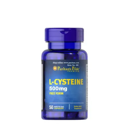 Puritan's Pride L-Cysteine 500 mg (50 Capsules) - Puritan's Pride