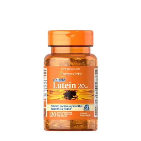 Puritan's Pride Lutein 20 mg with Zeaxanthin (120 Softgels) - Puritan's Pride