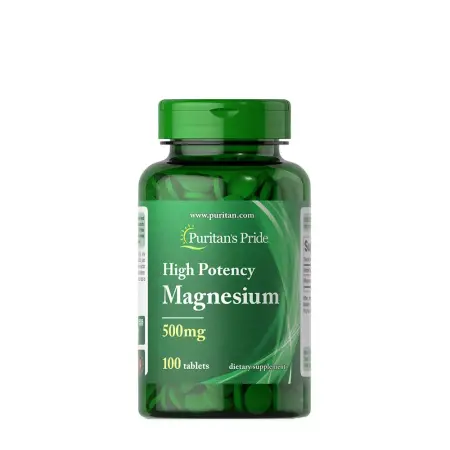 Puritan's Pride Magnesium 500 mg (100 Tablets) - Puritan's Pride