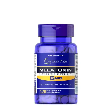 Puritan's Pride Melatonin 5 mg (120 Tablets) - Puritan's Pride