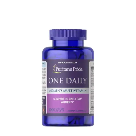 Puritan's Pride One Daily Women's Multivitamin with Zinc (100 Caplets) - Puritan's Pride
