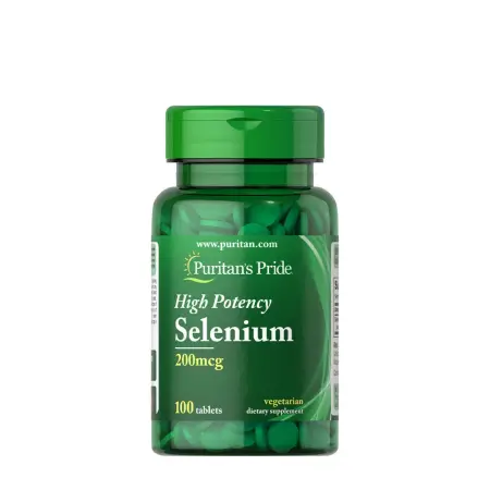 Puritan's Pride Selenium 200 mcg (100 Tablets) - Puritan's Pride