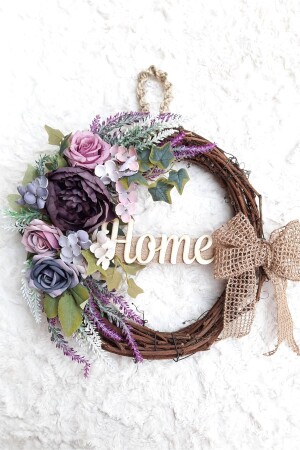 Purple Rose Door Ornament-door Wreath LTS0130201032 - Lotus Hediye