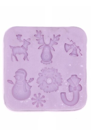 Purple Snowman Silicone B168A - PASTRY PLANET