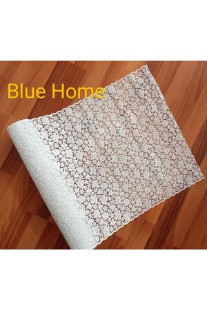 PVC Lace Shelf Cover Non-Slip Shelf Cabinet And Drawer Cover Width: 50cm X 1m Yıldız 001 - Style