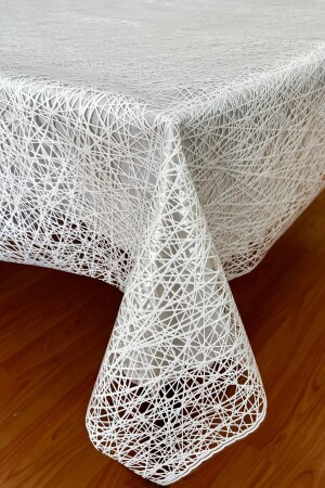 PVC Transparent Coated Rope Patterned Table Cloth_1032-a - Pimulahome