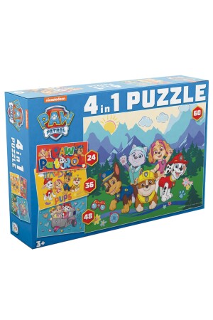 PW7931 Paw Patrol 4IN1 Puzzle - Laço Kids