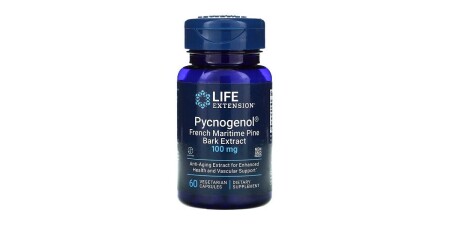 Pycnogenol Fransız Deniz Çamı Kabuğu Ekstresi, 100 mg - 60 kapsül - Life Extension