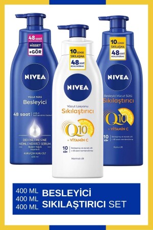 Q10 400 ml Q10 Body Milk 400 ml Body Milk Nourishing 400 ml - Nivea
