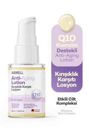 Q10 Coenzyme Supported Anti-aging Lotion Anti-Wrinkle Lotion 60 ml AGL1 - AXWELL