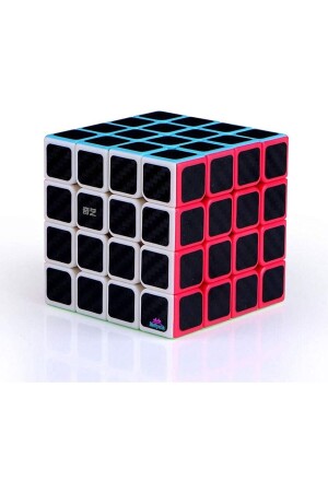 Qiyi Qiyuan S 4x4 Karbon Fiber Zeka Küpü Akıl Küpü Rübik Küp UF67028B - hediyecik