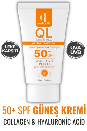 Ql Facial Sunscreen Water Based Anti Blemish 50 Factor Sunscreen - Quality Life