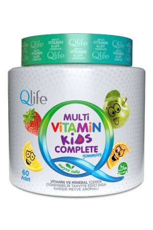 Qlife Multivitamin Kids Complete Gummies 60 Chewable Tablets Q-life882 - Q LİFE