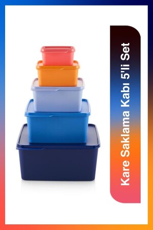 Quadratischer Vorratsbehälter 5er-Set SM100000183 - Tupperware