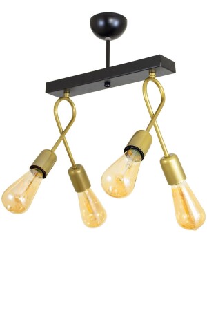 Quadruple Gold Cross Bow Model Chandelier LMBDR0085GOLD - Lambadar