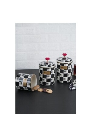 Qualita King Enamel 3 Piece Jar Set Large Size XAP-22-0231 - ACAR