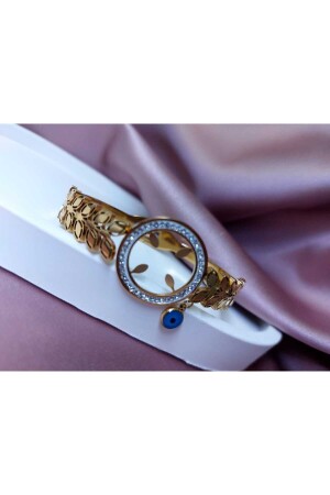 Quarter Gold Mounted Steel Handcuffs - Merlina Tasarım