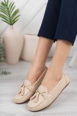 Quaste Casual Daily Damen Ballerina-Schuhe KHTP940 - Khayt