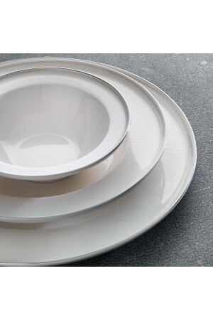 Queen Lıny Bone Yemek Takımı 60 Parça Gümüş 1S5901-01001-GUM01 - Schafer