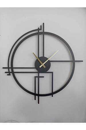 Querencia Metal Black Wall Clock 1.5 Mm Thickness 75x75 Cm querencia75 - Gowpenart