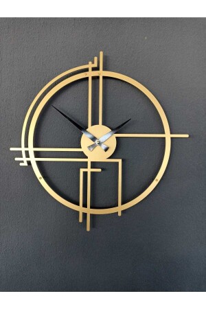 Querencia Metal Gold - Gold Wall Clock 1.5 Mm Thickness 50 X 50 Cm querencia40 - Gowpenart