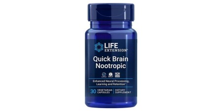 Quick Brain Nootropic - 30 kapsül - Life Extension