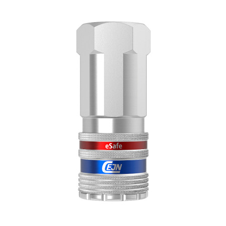 Quick coupling with internal thread CEJN eSafe 3/4