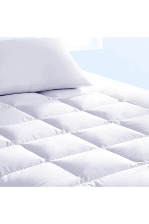 Quilted Fitted Full Edge Water Liquid Proof Mattress Protector Mattress Cover Sheet White 1420-15-1 - Limon Soft