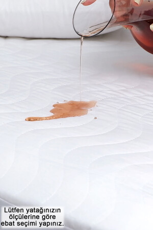 Quilted Fitted Waterproof Liquid Proof Mattress Protector Mattress Mattress Mat GLCUALZ4 - GÜLCÜ