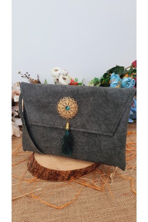 Quran Case - Bag - Case Mosque Size 25*34 Cm Green Color - Medrese Yayınları