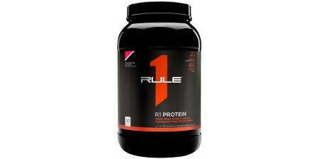 R1 Molkenproteinisolat, Erdbeeren & Sahne - 900 Gramm - Rule One