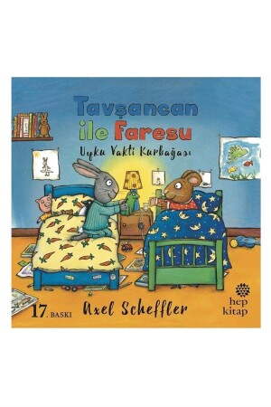 Rabbit and Mouse - Bedtime Frog - Hep Kitap