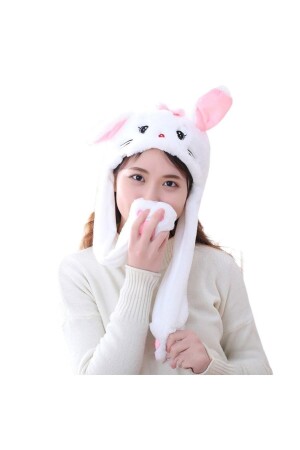 Rabbit Hat with Moving Ears retinasapkap01 - Retina Shop