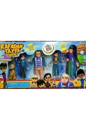 Rafadan Tayfa 5 Piece Figure Set Akın Zigzag Kamil Meatballs Hayri Mert Toy 5 Figures Neighborhood Issue - Genel Markalar