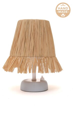 Raffia Wicker Battery Operated Lampshade Wireless Desktop White Night Light TYC1BY6GIN168608342674564 - stork woods