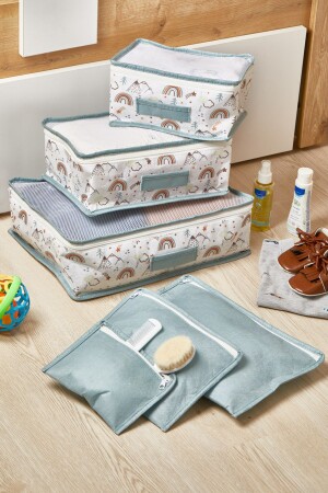 Rainbow Series 6-Piece Suitcase Organizer Set - Serstil