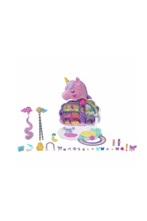 Rainbow Unicorn Living Room Compact Hkv51 - Polly Pocket