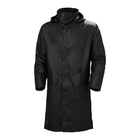 Raincoat HELLY HANSEN Voss, black - Helly Hansen workwear