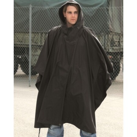 Raincoat MIL-TEC Ripstop - black - MIL-TEC