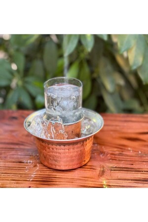 Raki Glass Holder Ehlikeyf 463420 - Hançer bakırcılık