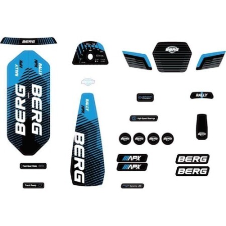 Rally - Sticker Set APX Blue - BERG