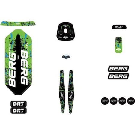 Rally - Sticker Set DRT Green - BERG