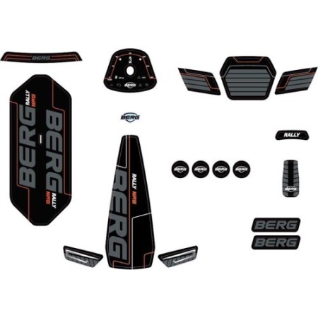 Rally - Sticker Set NRG Orange - BERG