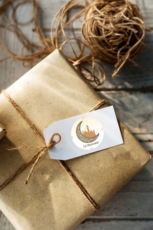 Ramadan Happy Holidays Label - Ramadan Label 4x4 cm 96 pieces - Grafikup