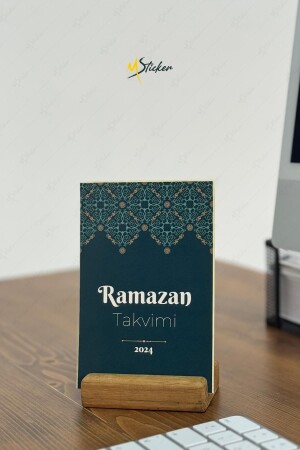 Ramadan-Kalender – Ramadan-Kalender mit Gebeten – Bedeutung des Tagesinhalts mit Holzhalter – Ramadan-Set - MSticker