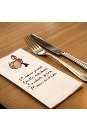 Ramadan Series-3 Printed Waiter Napkin- Talking Napkin - SkyMoon