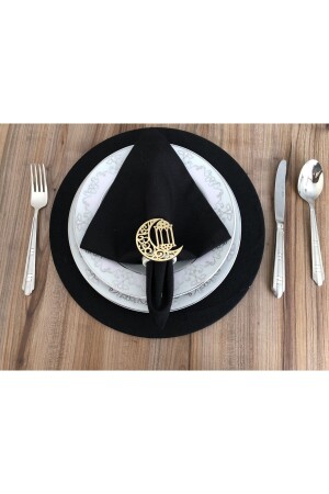RAMADAN SPECIAL NAPKIN RING MODEL-2 (6 PCS) - Trendyuvamev Tekstilürünleri
