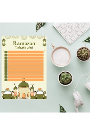 Ramadan To Do List - To Do List A6 Size - Arilcraft